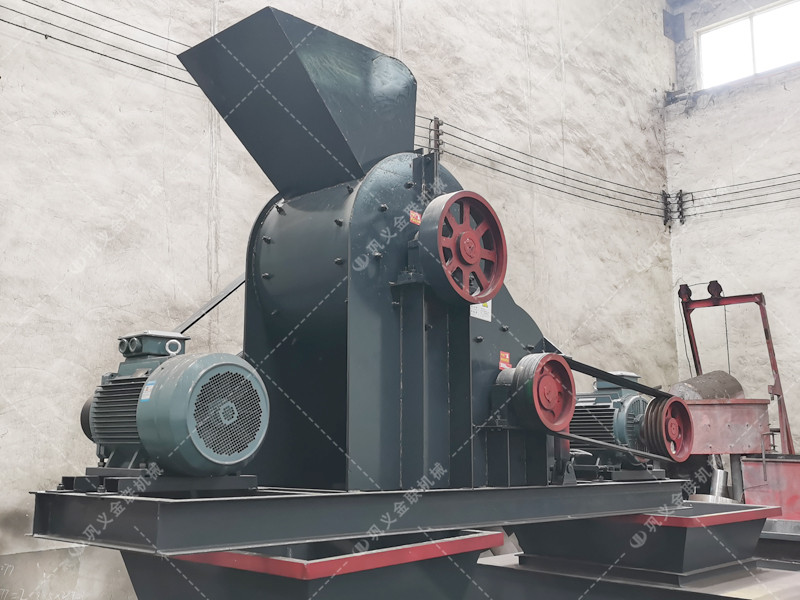 600X600雙級(jí)粉碎機(jī)發(fā)往陜西寶雞_破碎爐渣