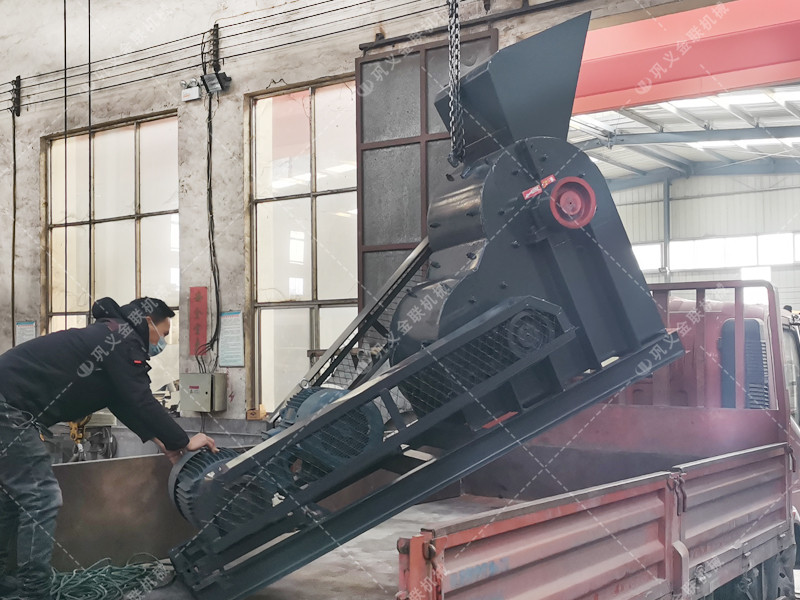 SCF600*600雙級粉碎機發貨圖片_發往山東_破碎電石渣